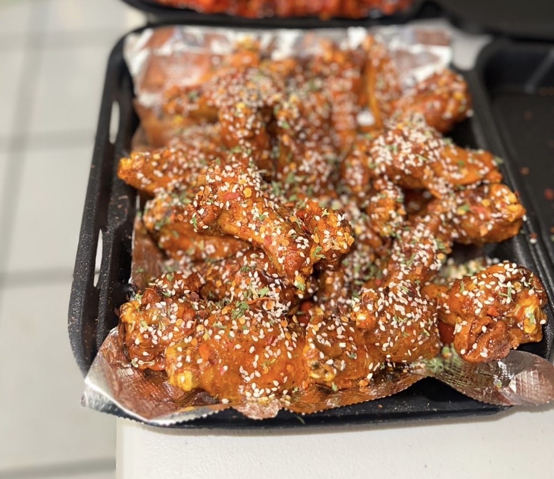 Hot Honey Garlic Wings